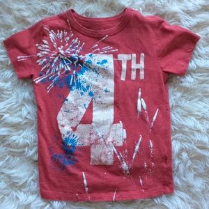 5/$25 j crew crew cuts 4th of July distressed tee